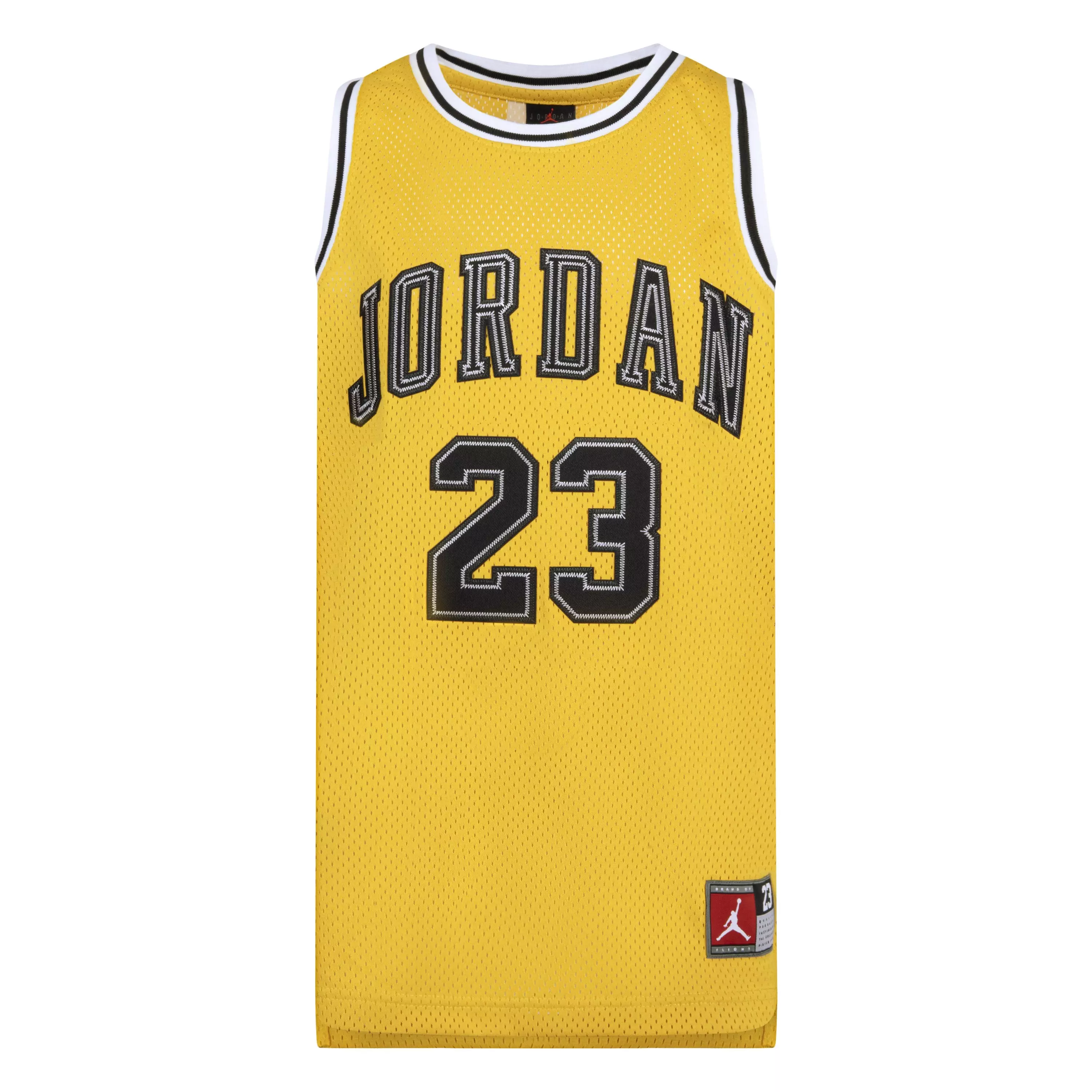 Jordan Big Kids 23 Jersey in Yellow Size Large 95A773 Y3E